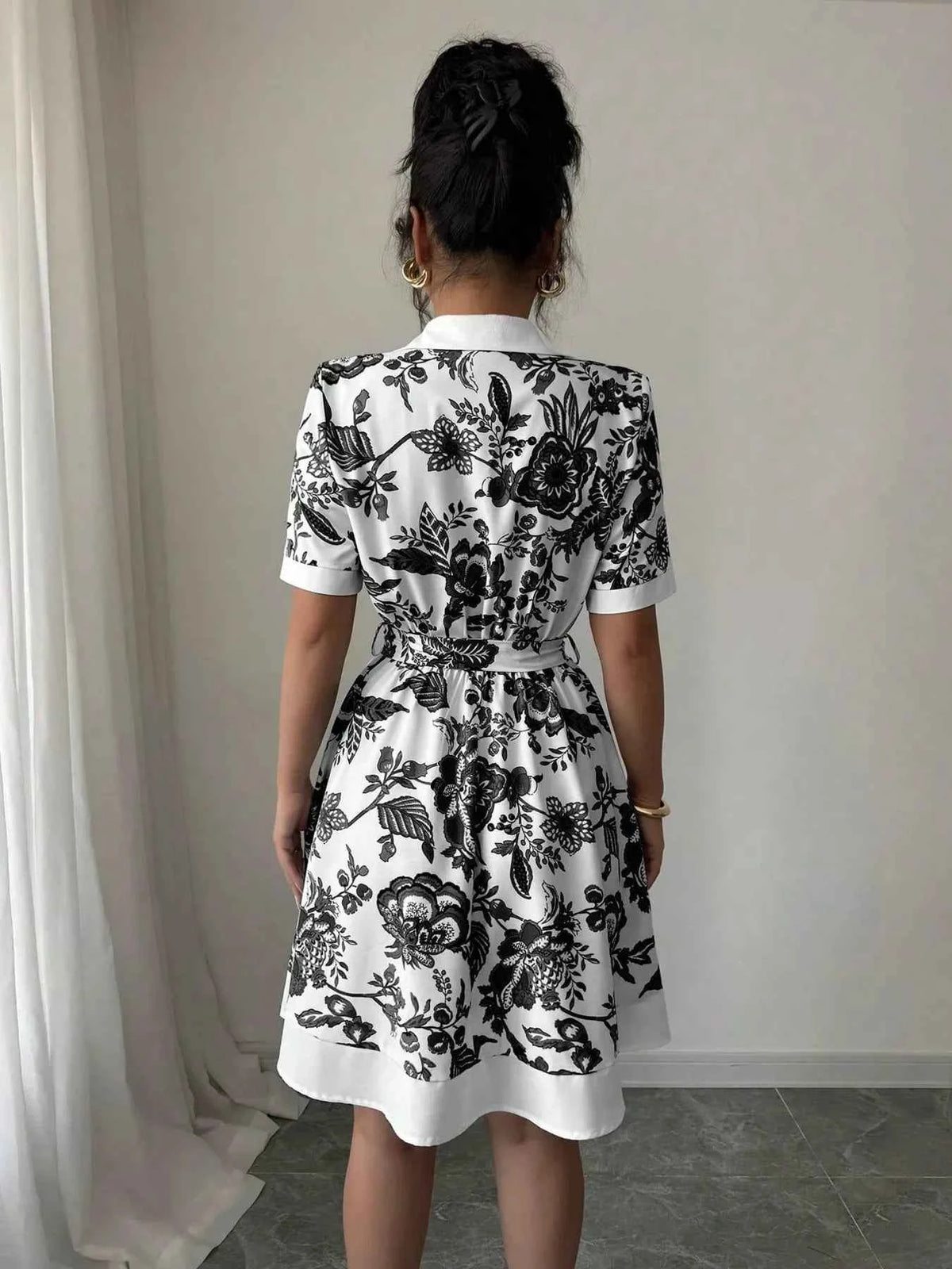 Effortlessly Chic Printed Mini Dress for Every Occasion