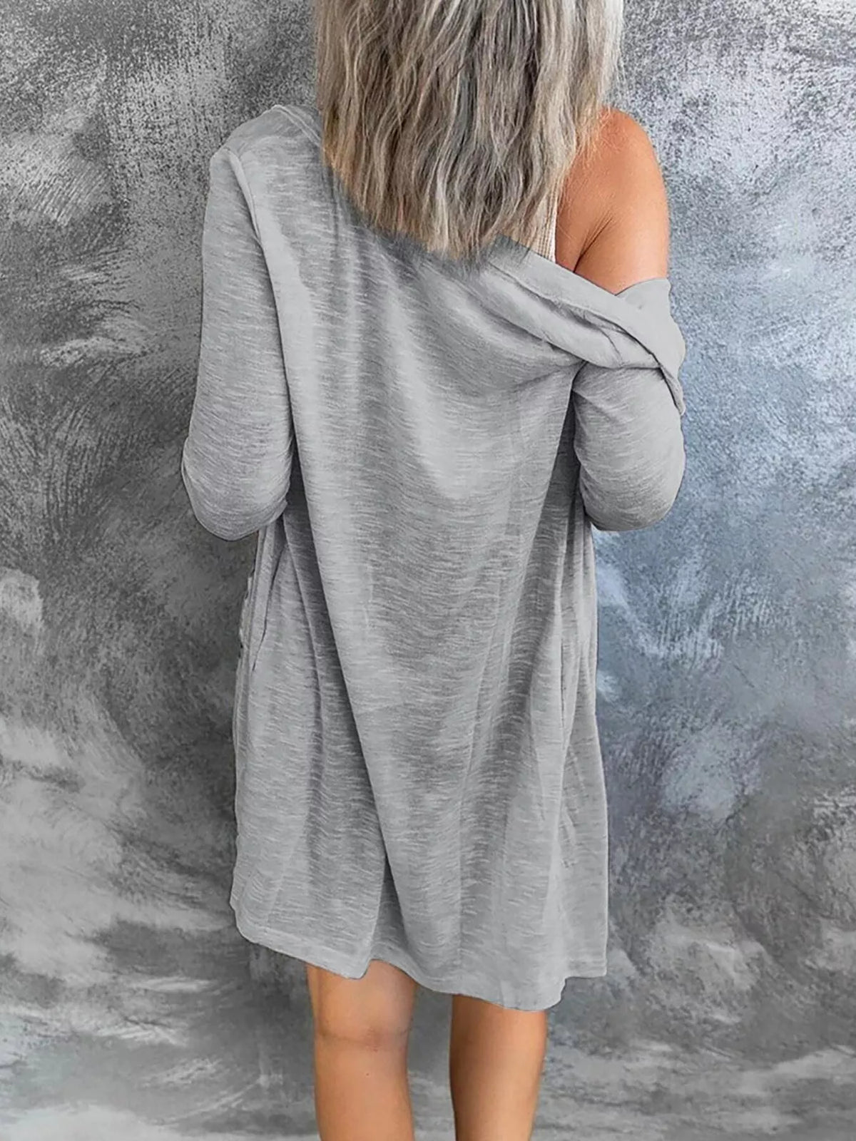 Lightweight Button-Down Cardigan women&