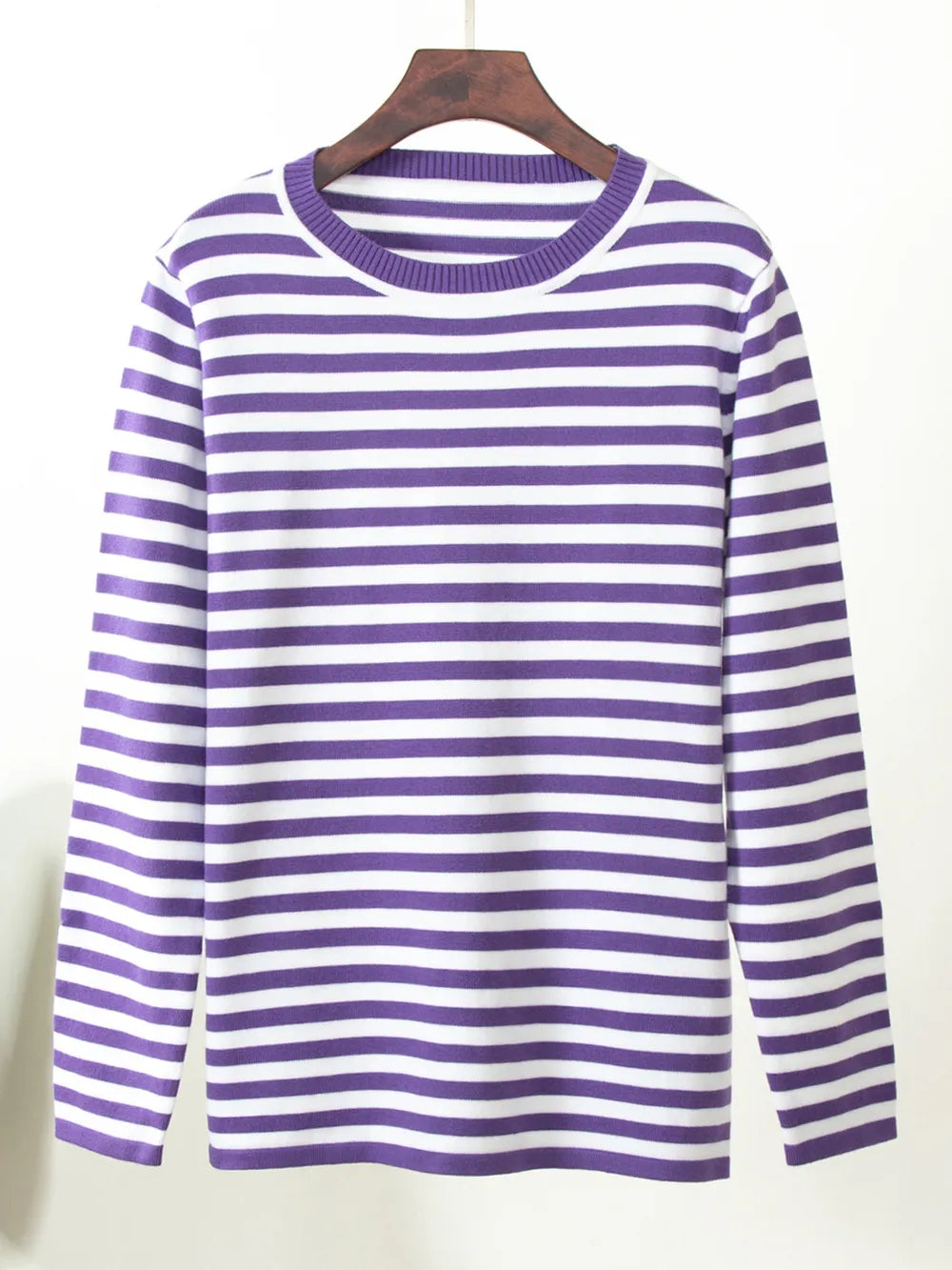 Striped Long Sleeve Sweater styled outfit