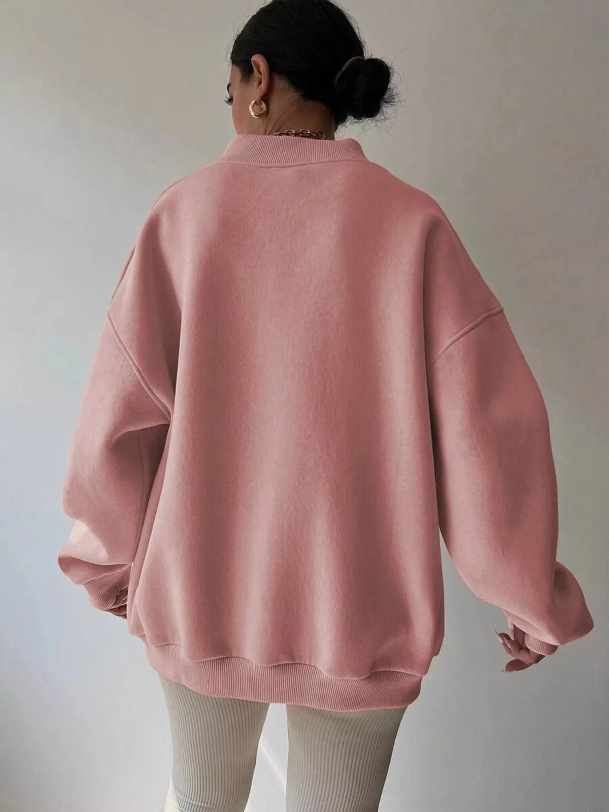 Oversized Long Sleeve Sweatshirt casual outfit