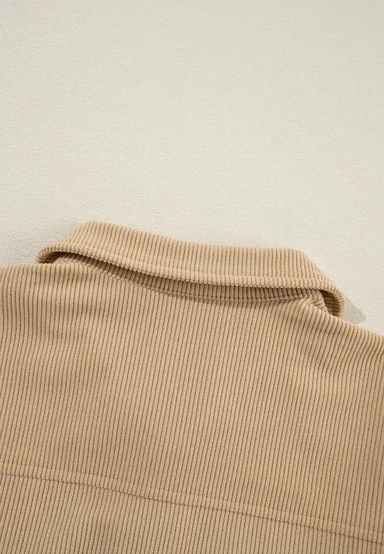 Long Sleeve Frill Shacket women&