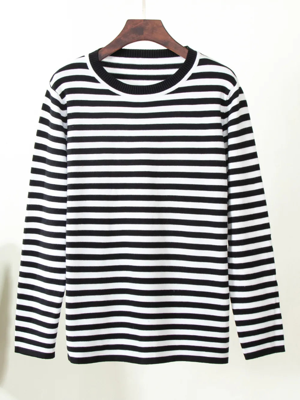 Striped Long Sleeve Sweater styled outfit