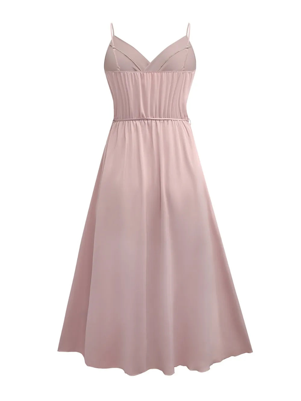 Honey tied midi cami dress elegant style
