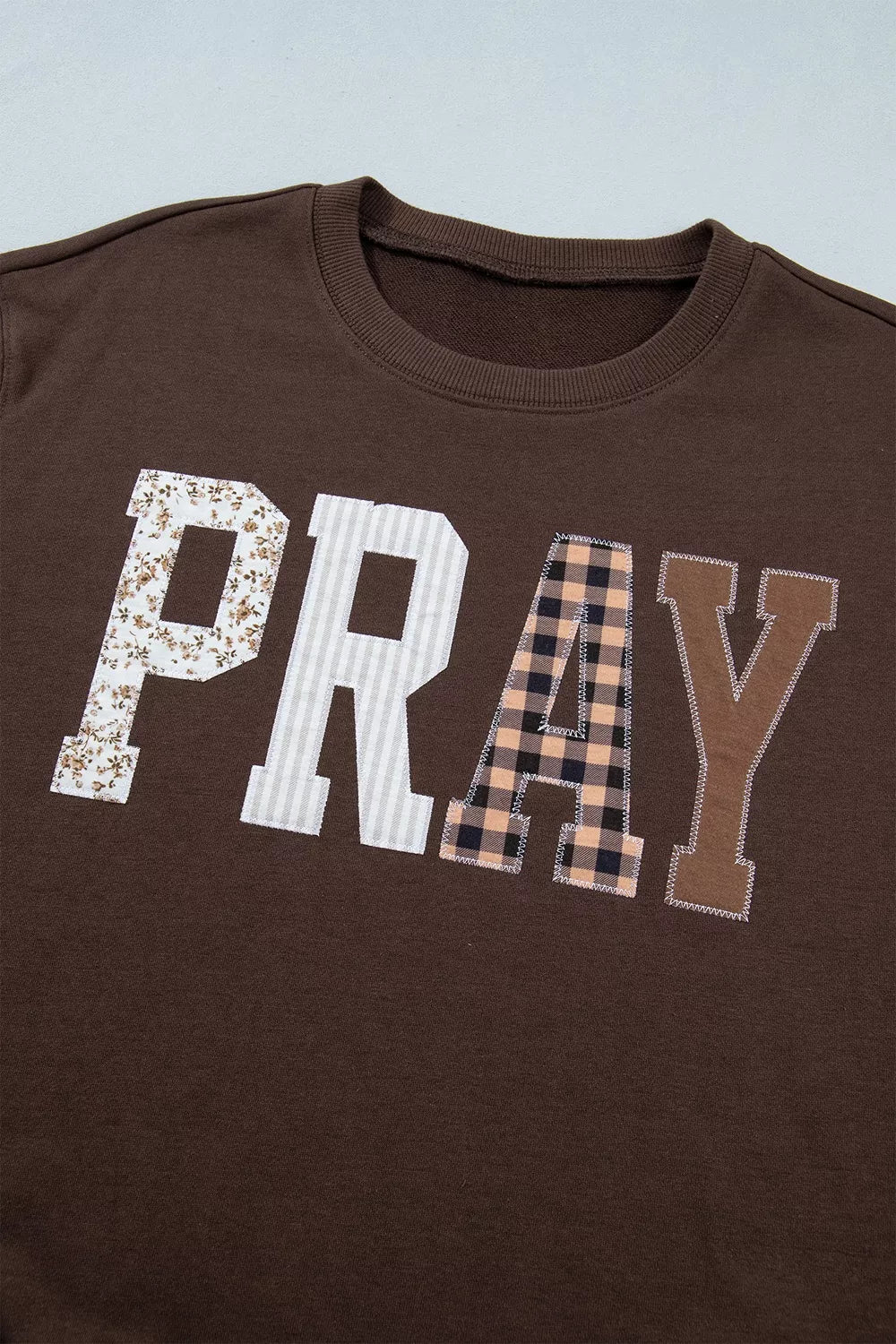 PRAY Crew Neck Sweatshirt women&