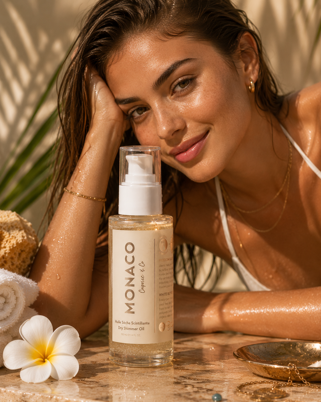 Dry body oil nourishing skincare for radiant skin