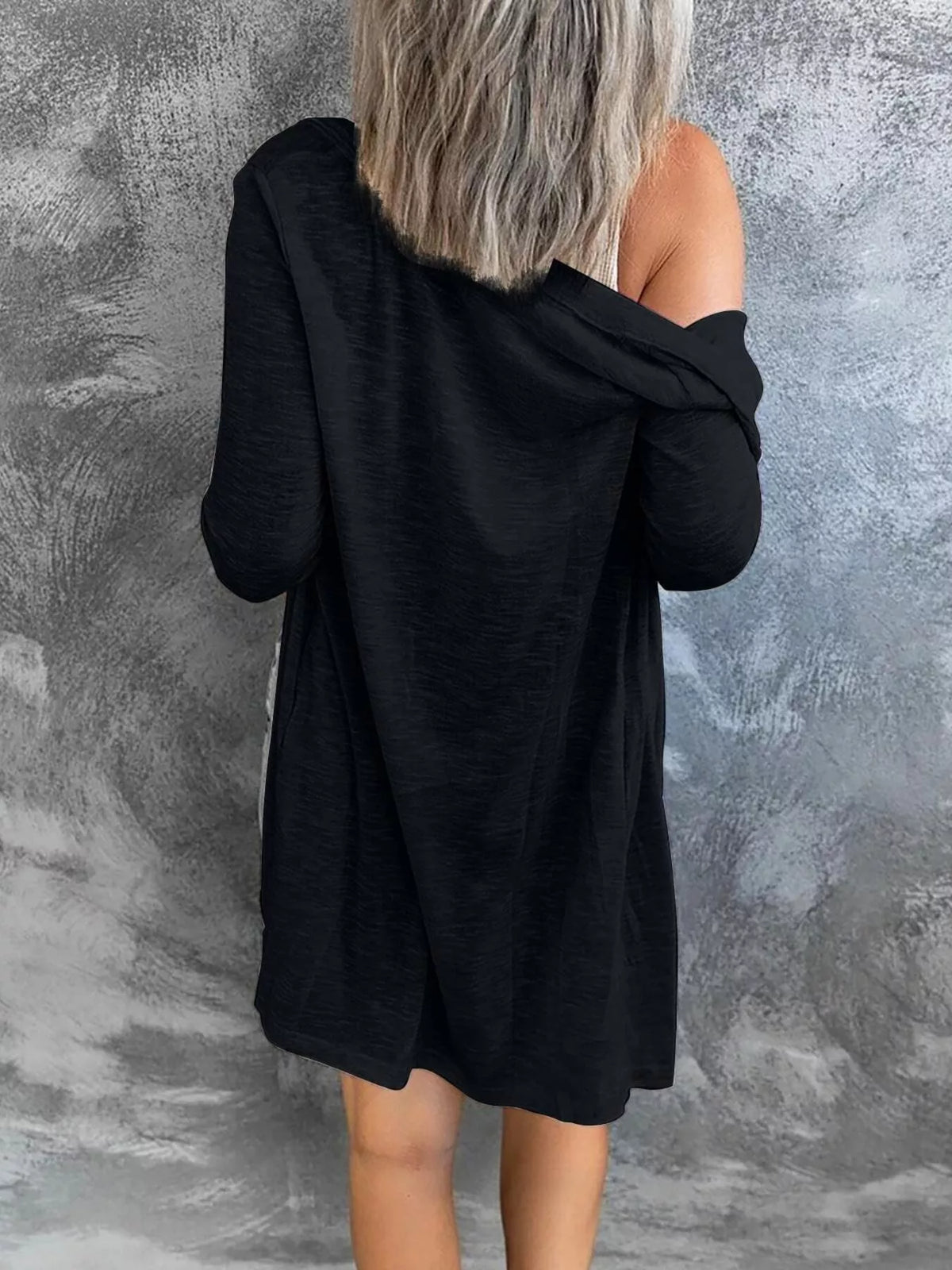 Lightweight Button-Down Cardigan women&