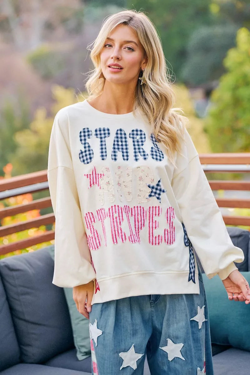 Patriotic 4th of July sweatshirt