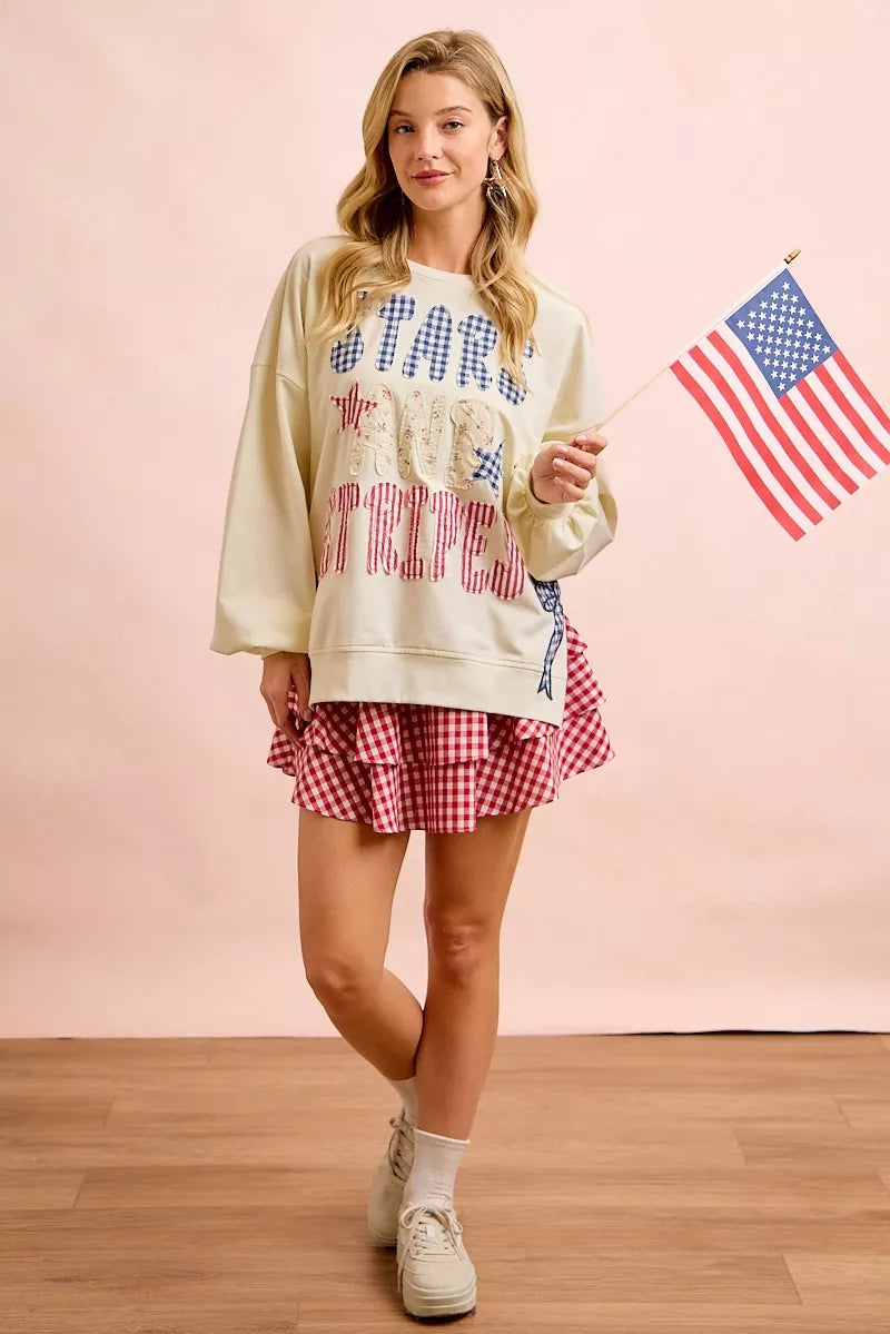 Patriotic 4th of July sweatshirt