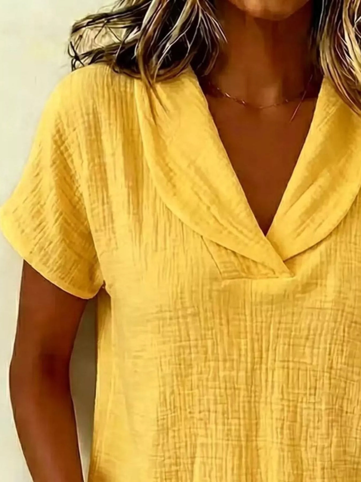 Plus size casual blouse everyday style