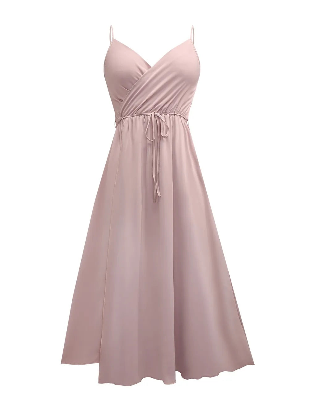 Honey tied midi cami dress elegant style
