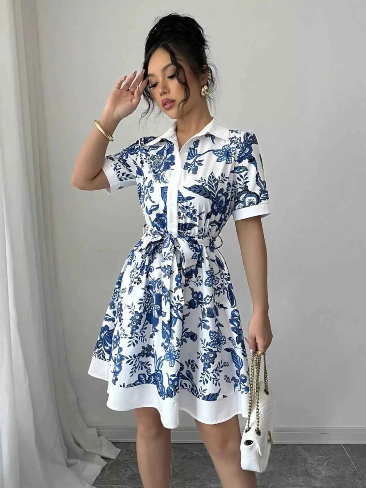 Effortlessly Chic Printed Mini Dress for Every Occasion