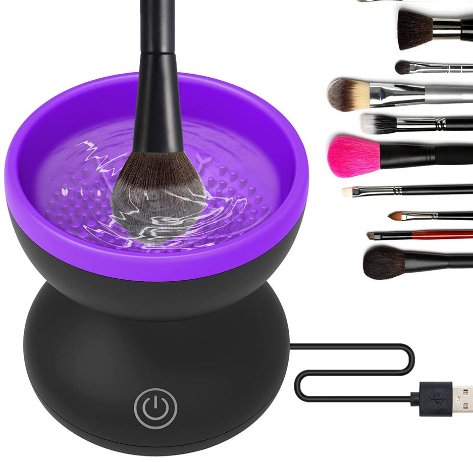 Makeup brush cleaner for cosmetic brushes