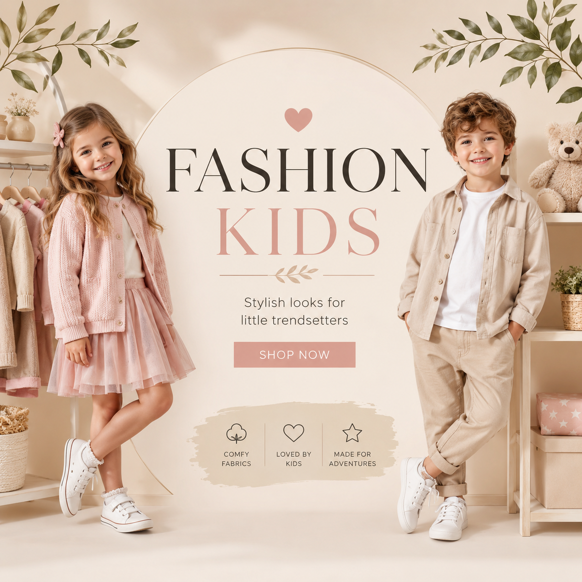 Kids fashion and clothing collection