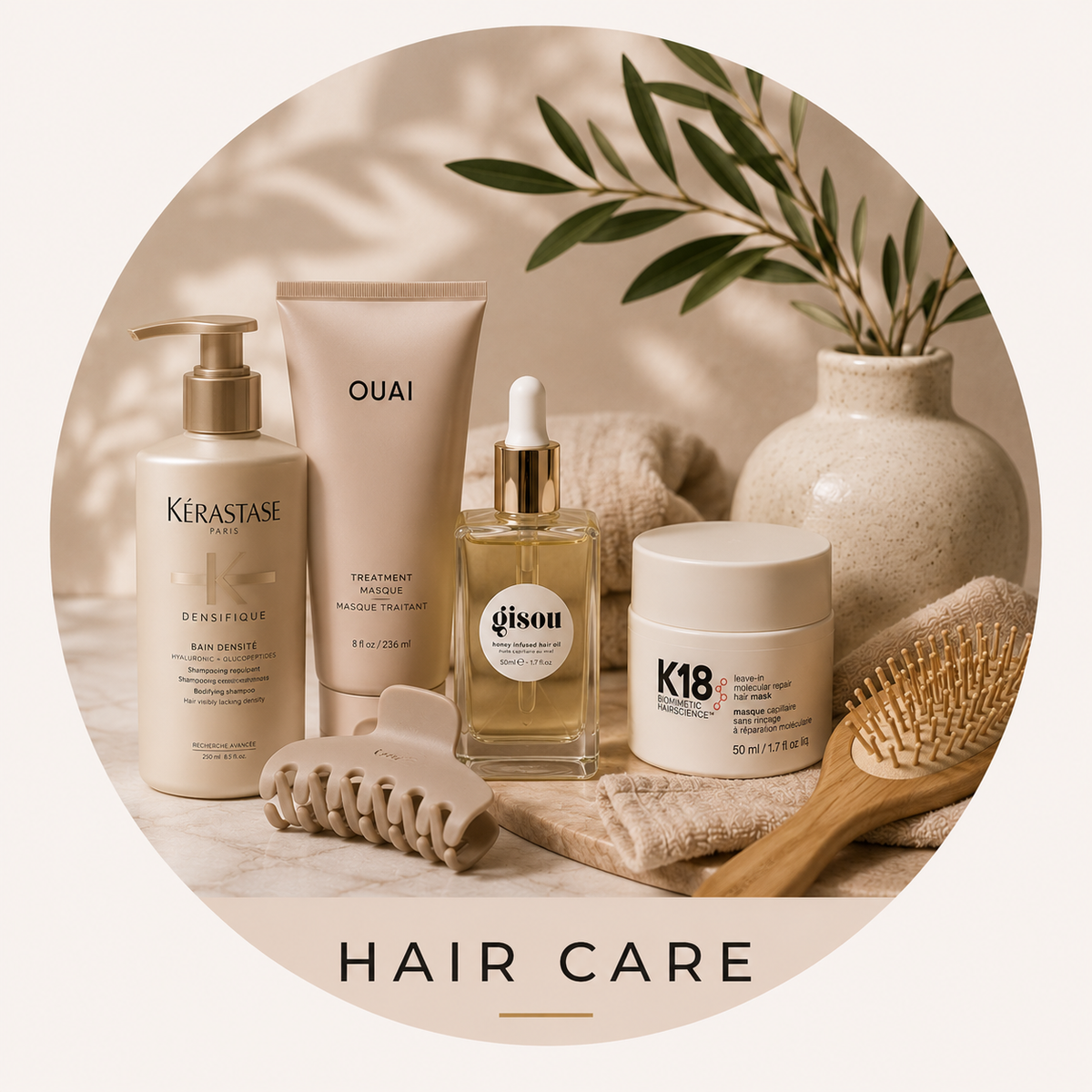 Hair care products collection