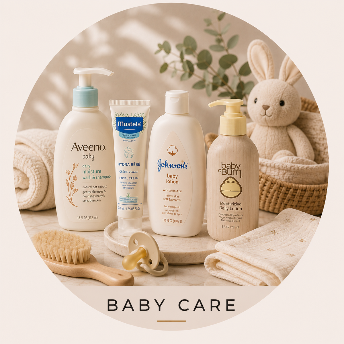 Baby care fashion products collection