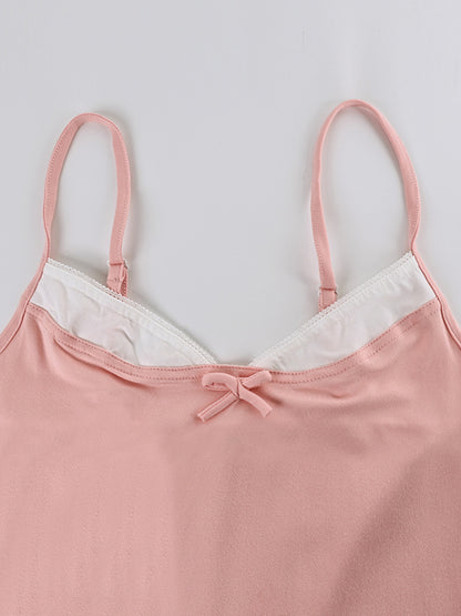 Lace Trim Lounge Set women&