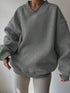 Oversized Long Sleeve Sweatshirt casual outfit