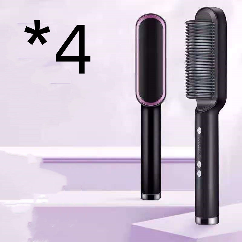 2-in-1 hair straightener and curling comb for versatile hairstyles