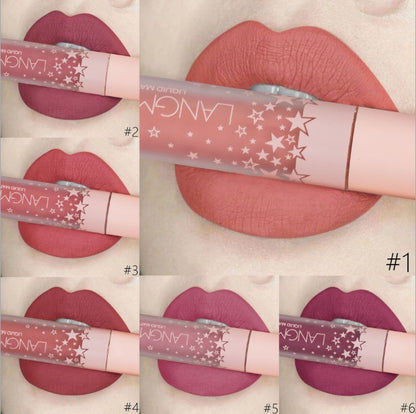 Matte lipstick set multiple lip colors