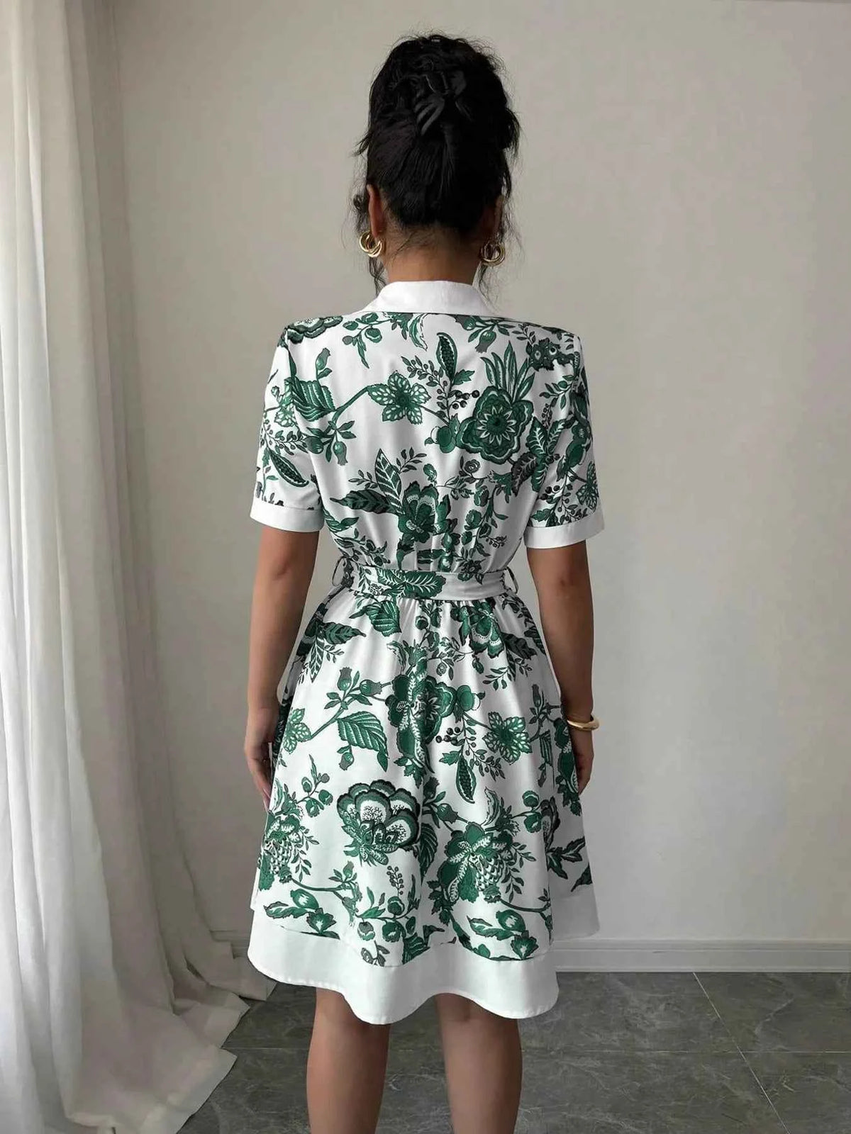 Effortlessly Chic Printed Mini Dress for Every Occasion