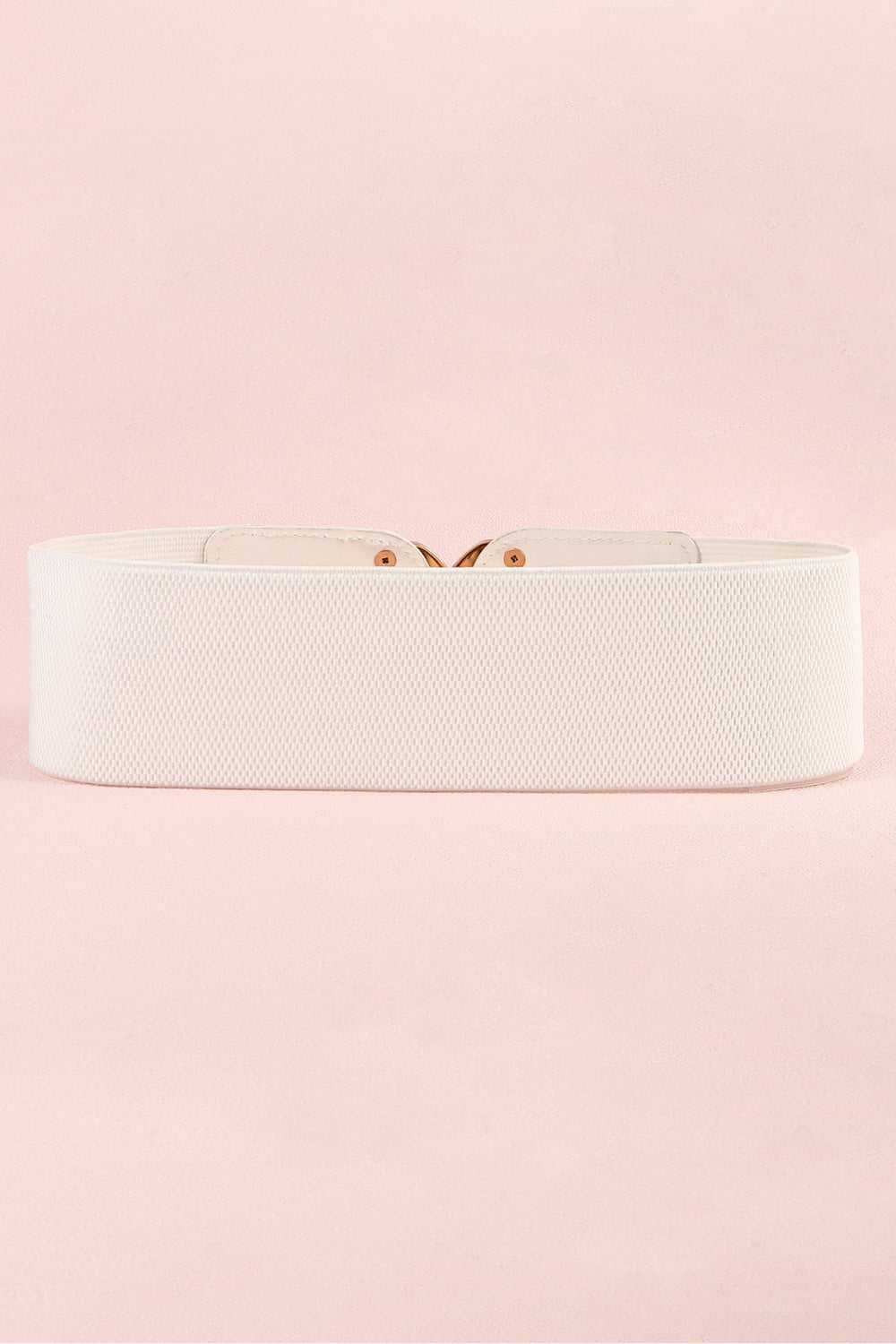 Double D Buckle PU Belt double buckle detail