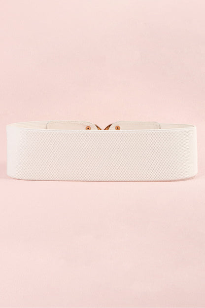 Double D Buckle PU Belt double buckle detail