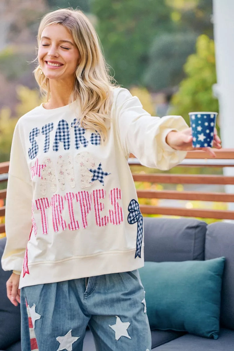 Patriotic 4th of July sweatshirt
