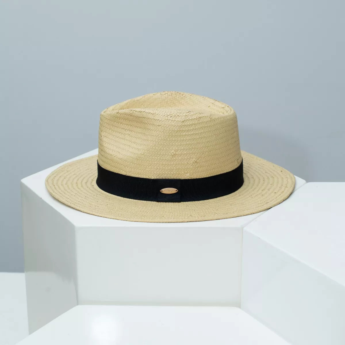 Stylish Straw Boater Hat straw design