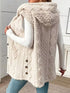 Hooded Sherpa Vest Coat women&