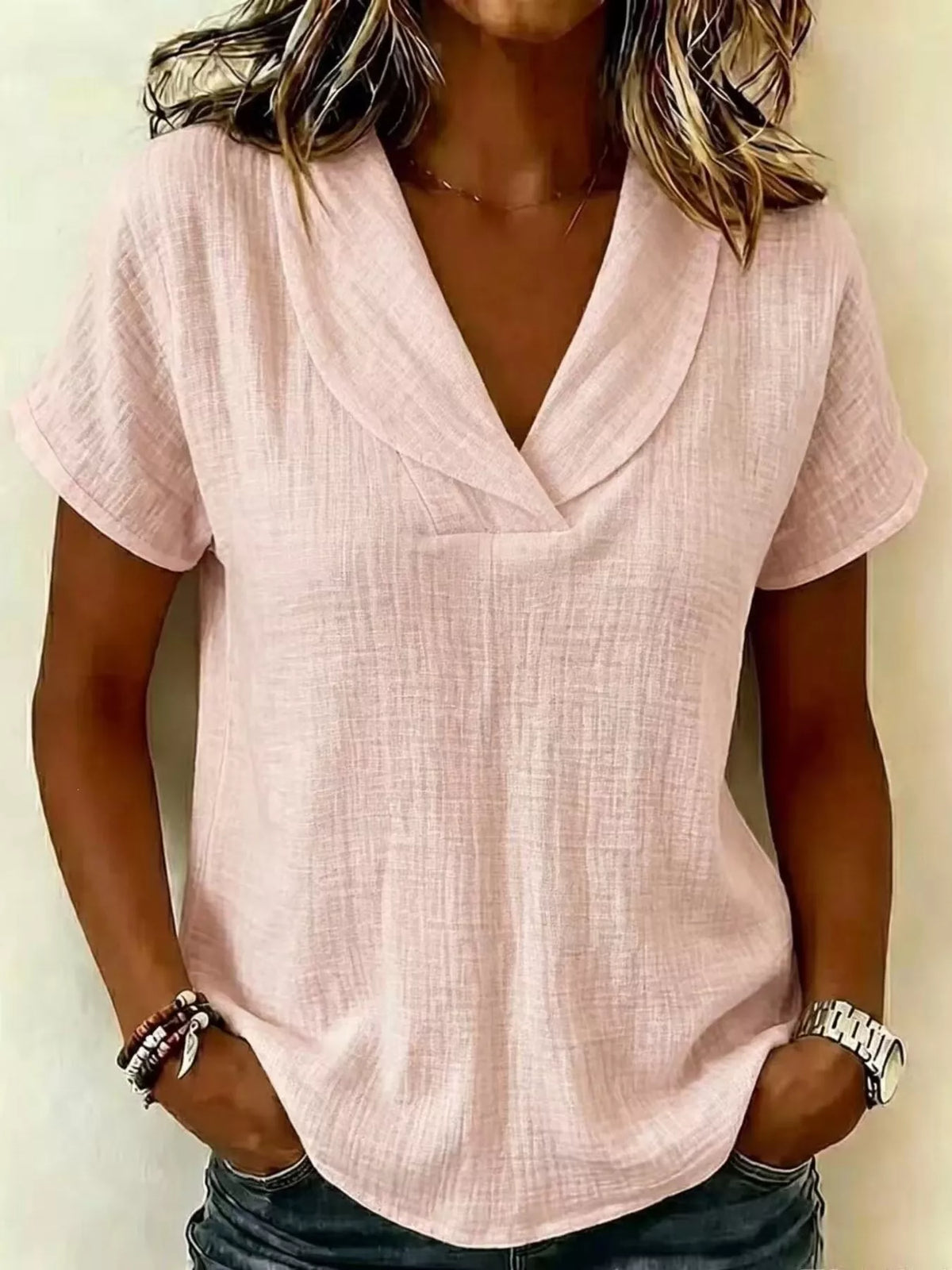 Plus size casual blouse everyday style