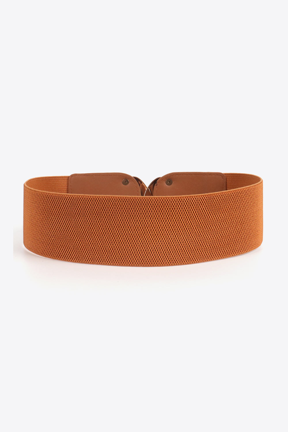Double D Buckle PU Belt double buckle detail