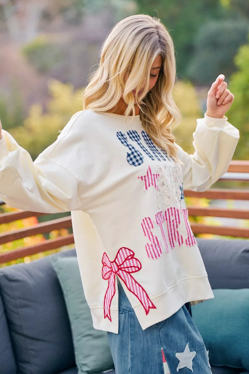 Patriotic 4th of July sweatshirt