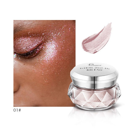 Jelly highlighter liquid glow makeup