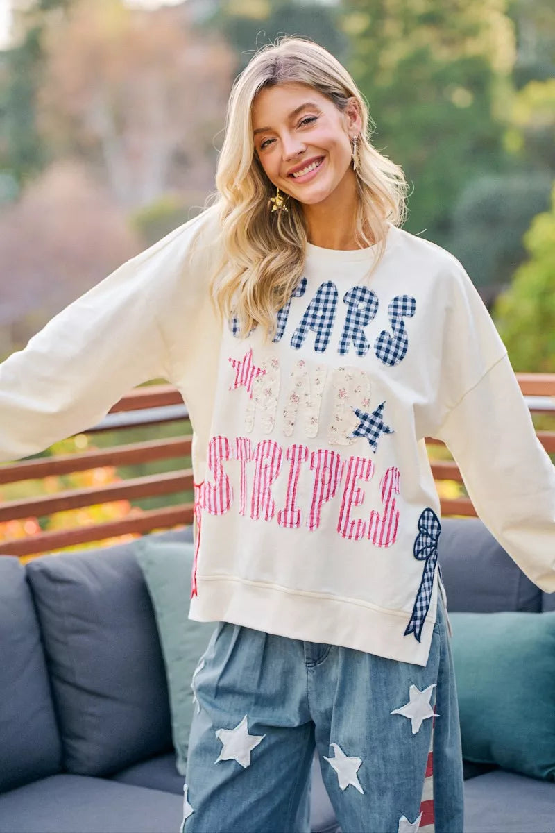 Patriotic 4th of July sweatshirt