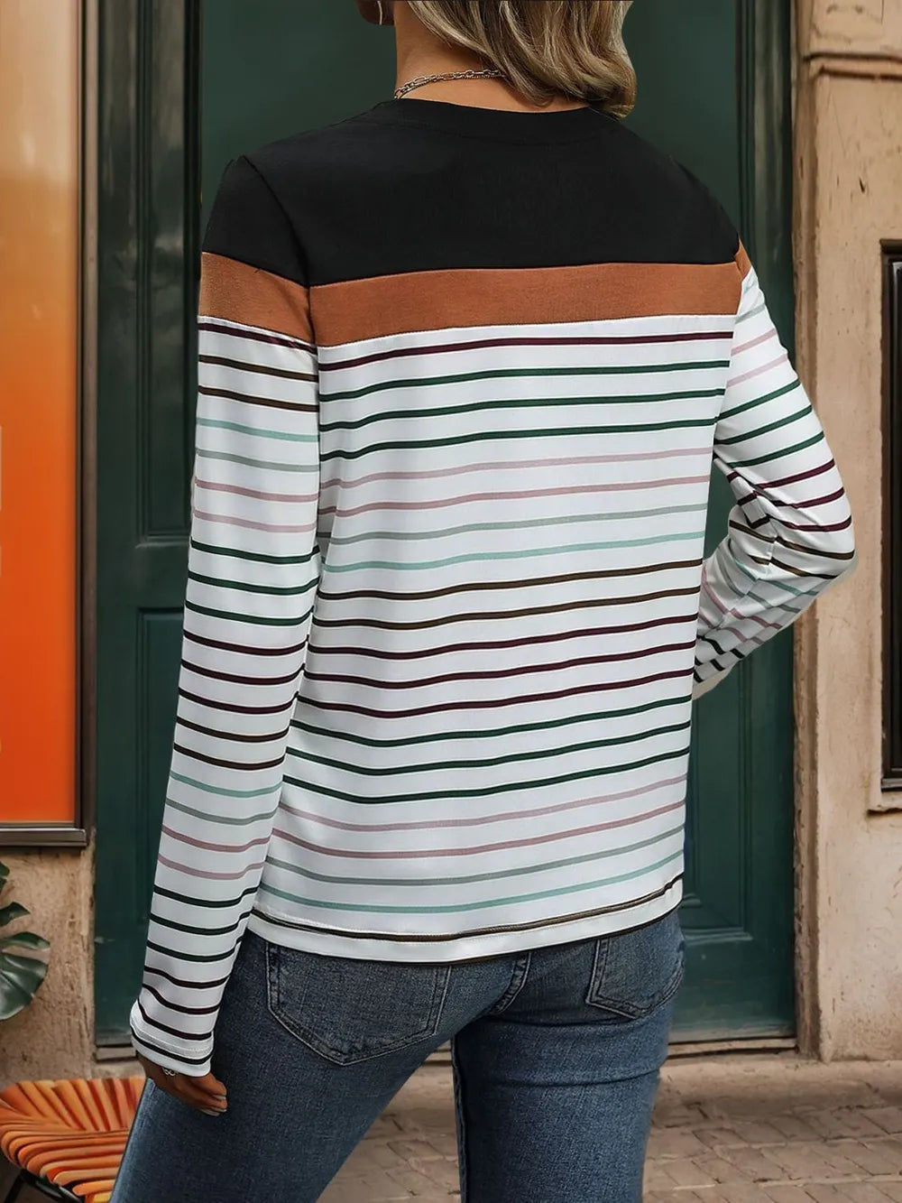 Stylish Long Sleeve T-Shirt casual outfit