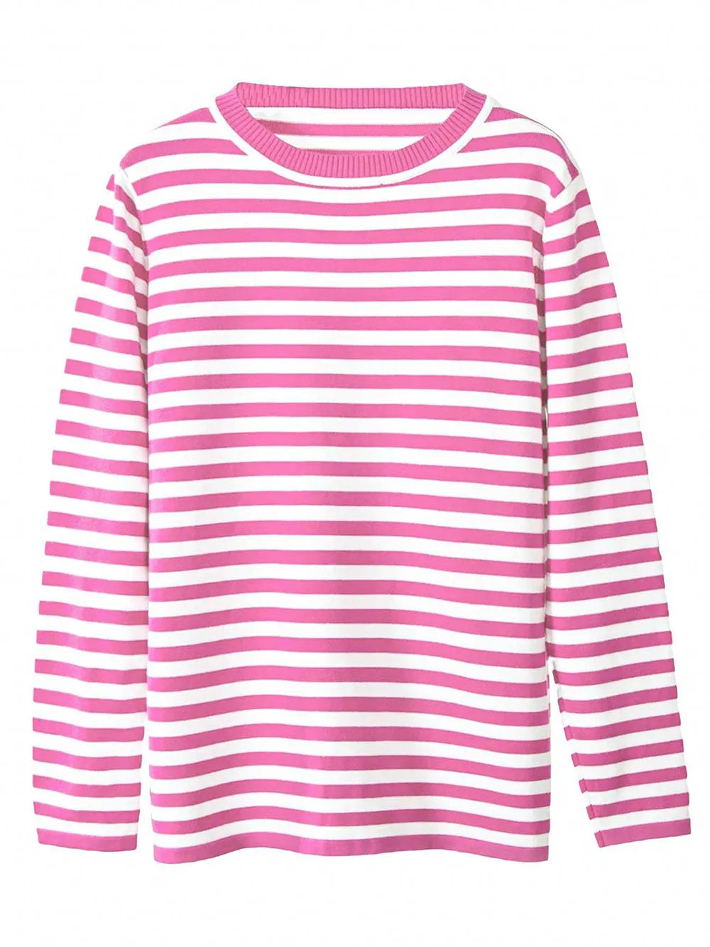 Striped Long Sleeve Sweater styled outfit