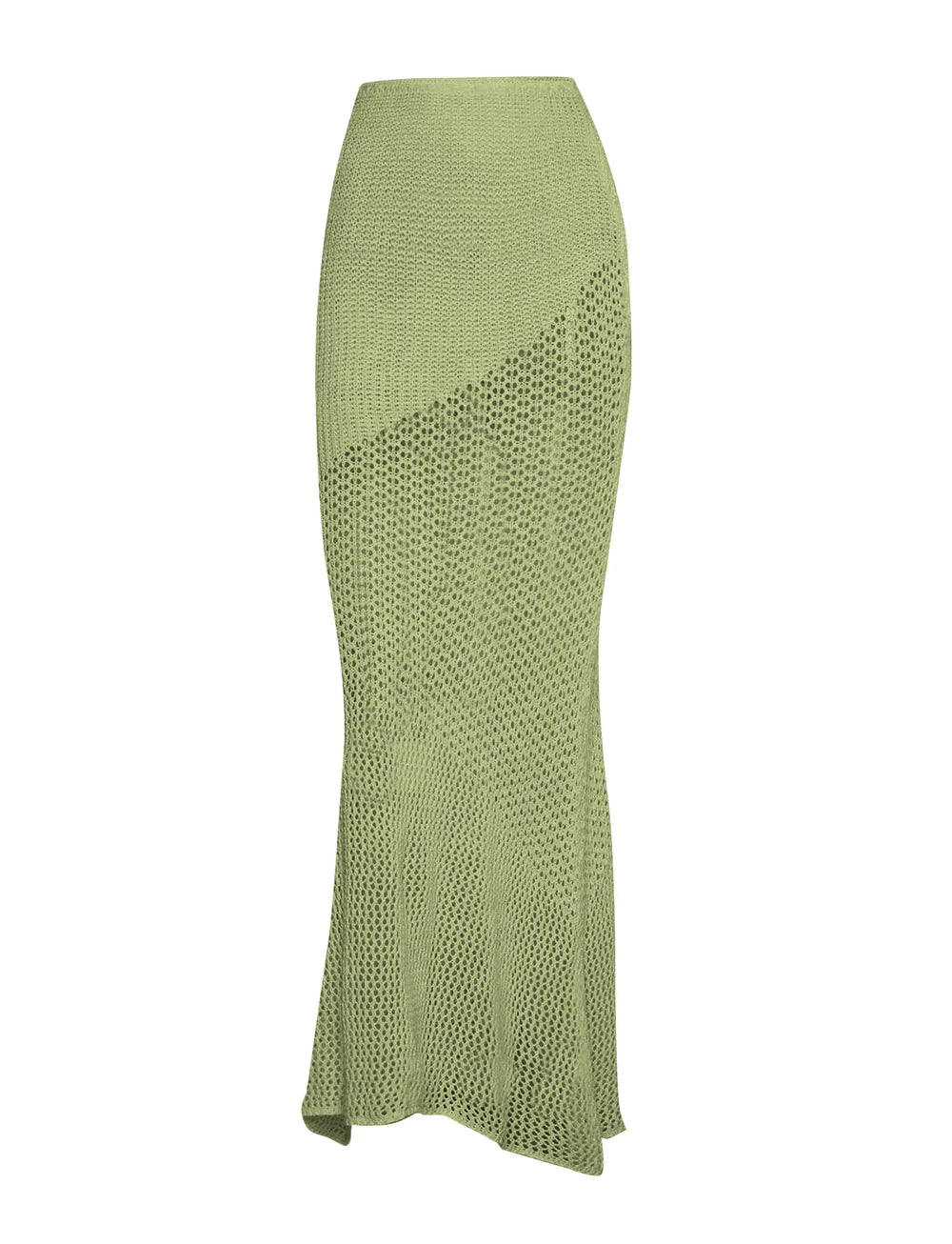 Tied Long Sleeve Cover Up Set openwork design