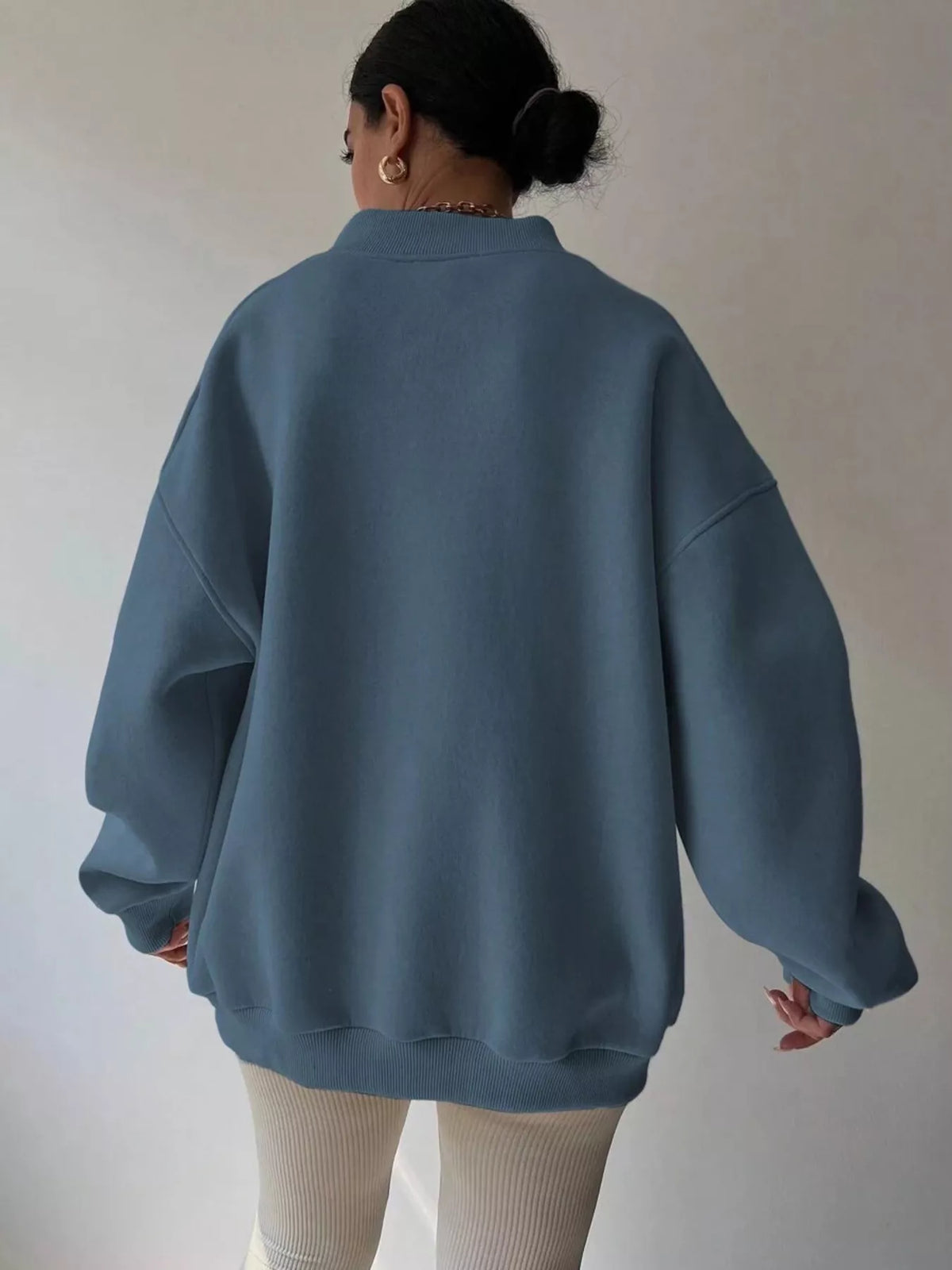 Oversized Long Sleeve Sweatshirt casual outfit