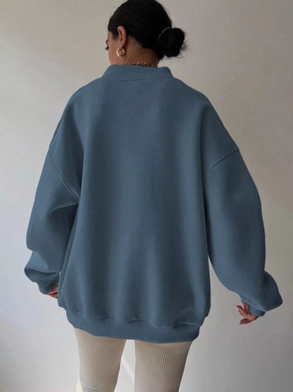 Oversized Long Sleeve Sweatshirt casual outfit