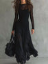 Plus Size Sheer Maxi Dress front view
