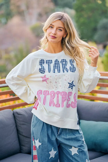 Patriotic 4th of July sweatshirt