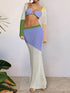 Tied Long Sleeve Cover Up Set openwork design