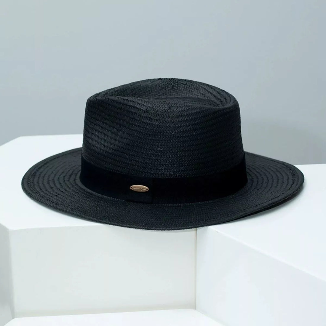 Stylish Straw Boater Hat straw design