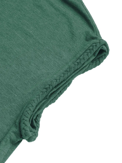Perfee Cap Sleeve T-Shirt styled outfit