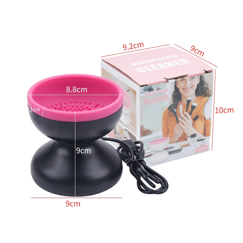 Makeup brush cleaner for cosmetic brushes