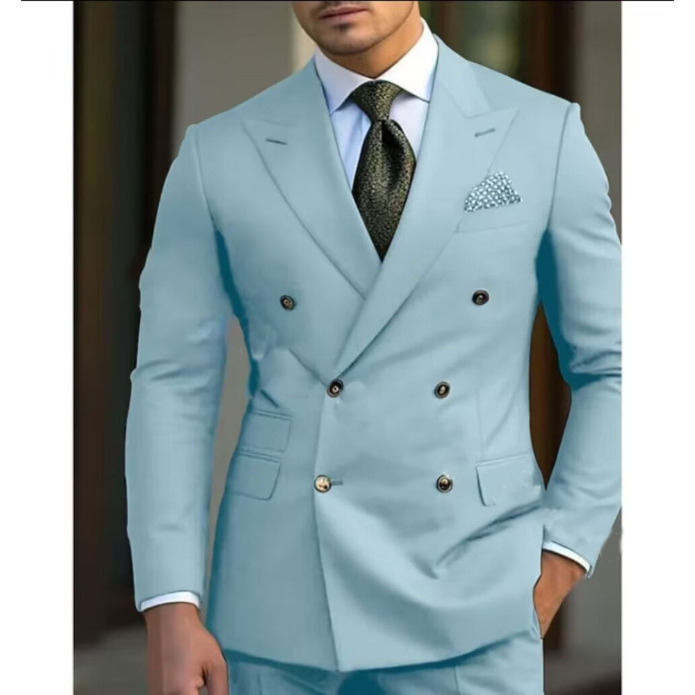 Mens suit set casual business attire for men
