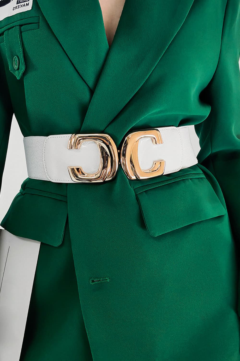 Zinc Alloy Buckle Elastic Belt elastic design