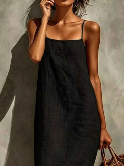 Elevate Your Wardrobe with Our Sleeveless Linen Maxi Dress