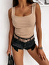 Square Neck Wide Strap Tank wide strap detail