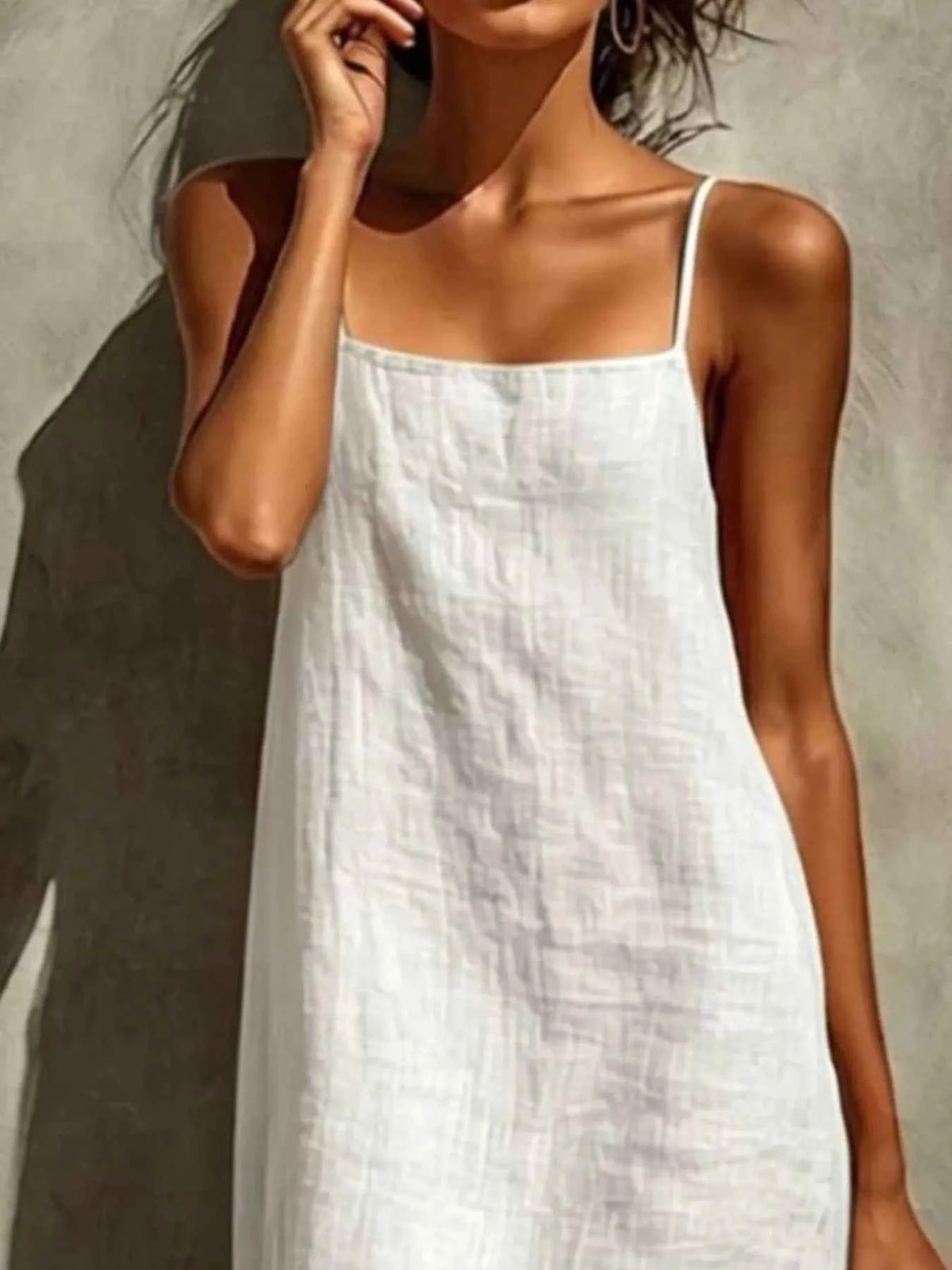 Elevate Your Wardrobe with Our Sleeveless Linen Maxi Dress